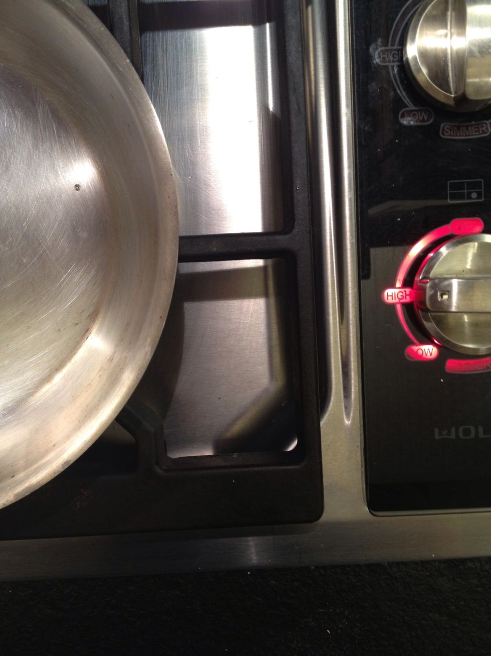 Get a pan on the fire.