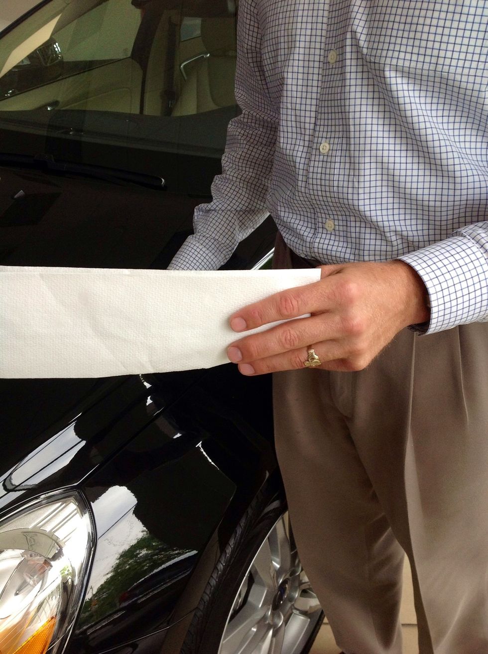 Get a paper towel