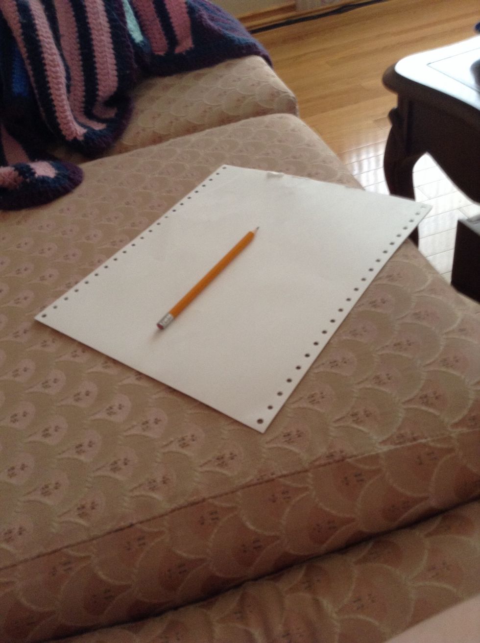 Get a pencil and paper.