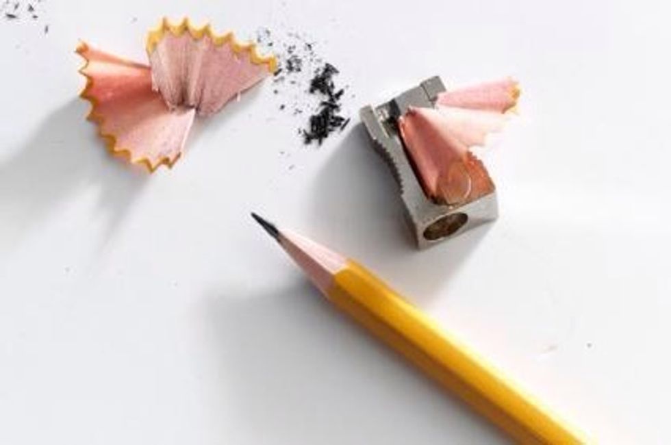 Get a pencil that needs to be sharpened