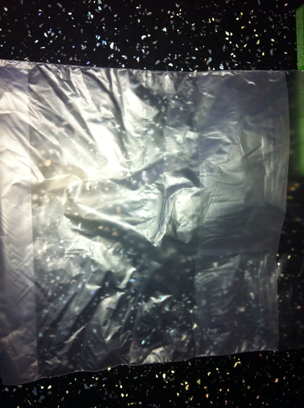 Get a plastic bag or a container you can cover with either a lid or cling film....
