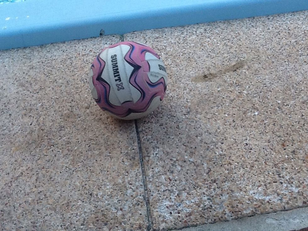 Get a pumped up netball.