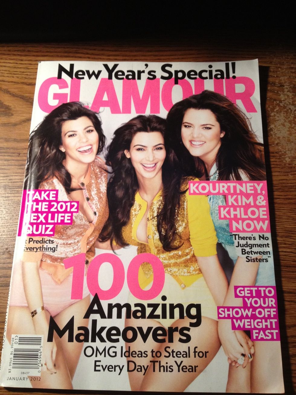 Get a random magazine that's just laying around.