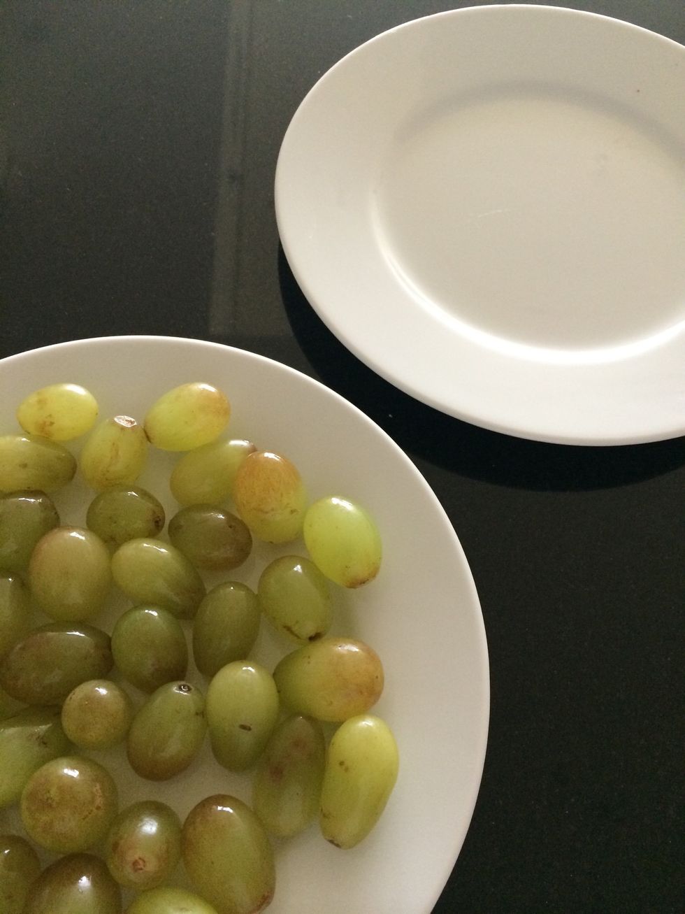 Get a second same-sized plate