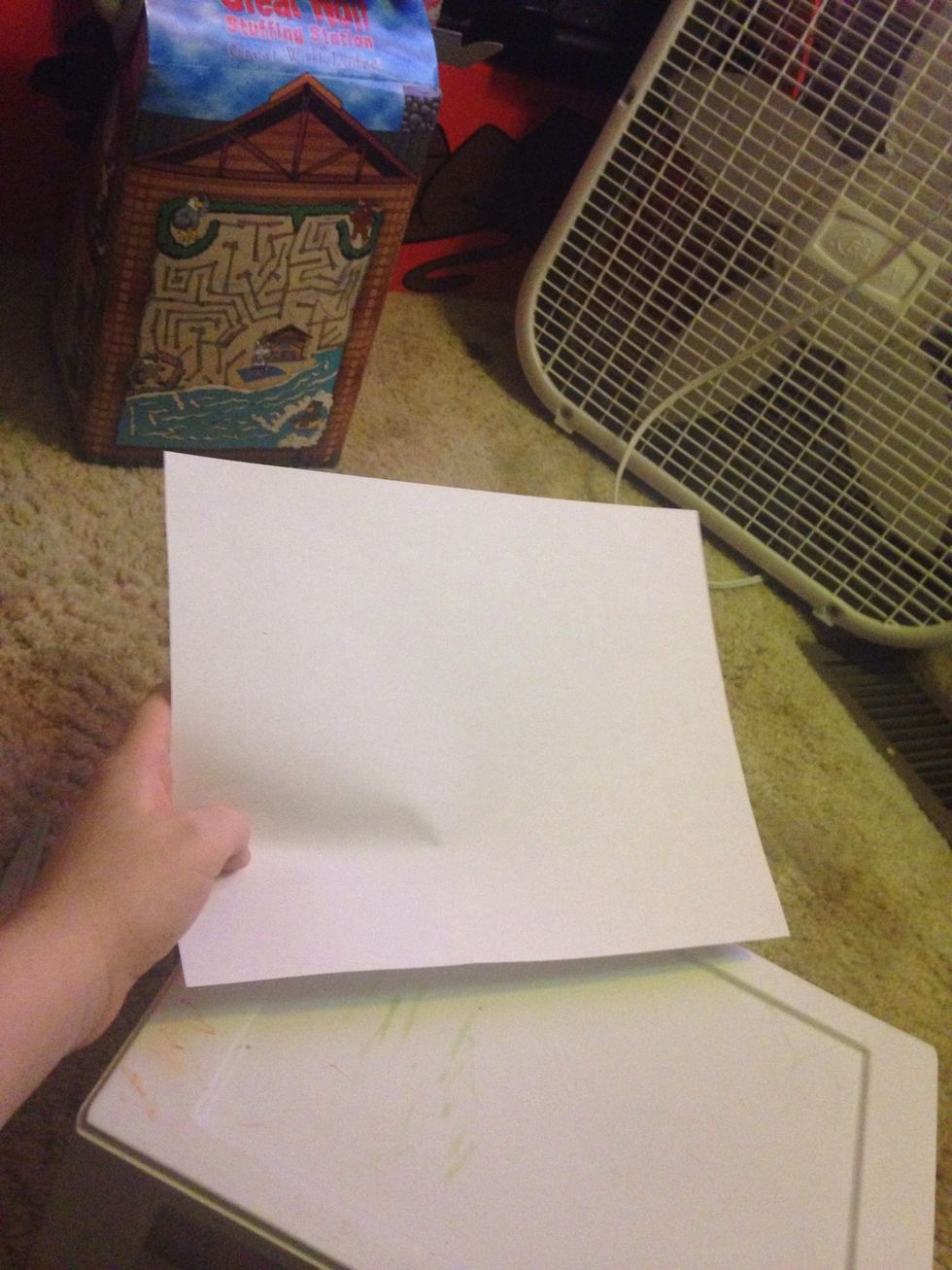 Get a sheet of paper than