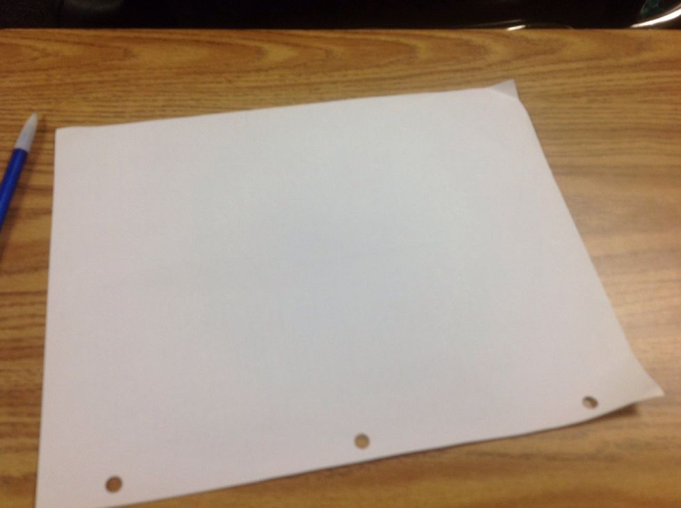 Get a sheet of paper