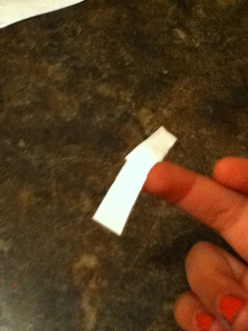 Get a small piece-o-tape