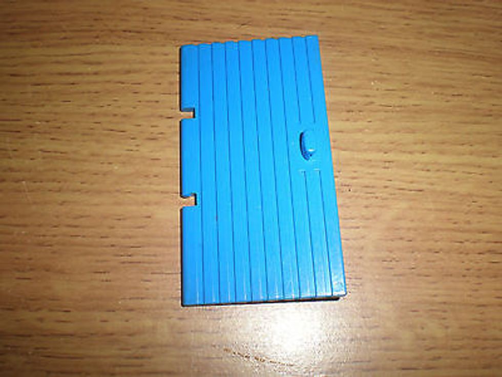 get a small wooden door for the boat and use the hot glue gun and glue it onto the boat