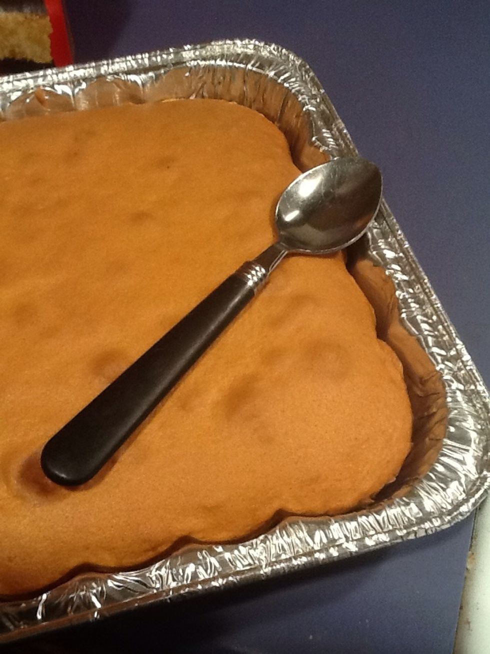 Get a spoon with a rounded handle top