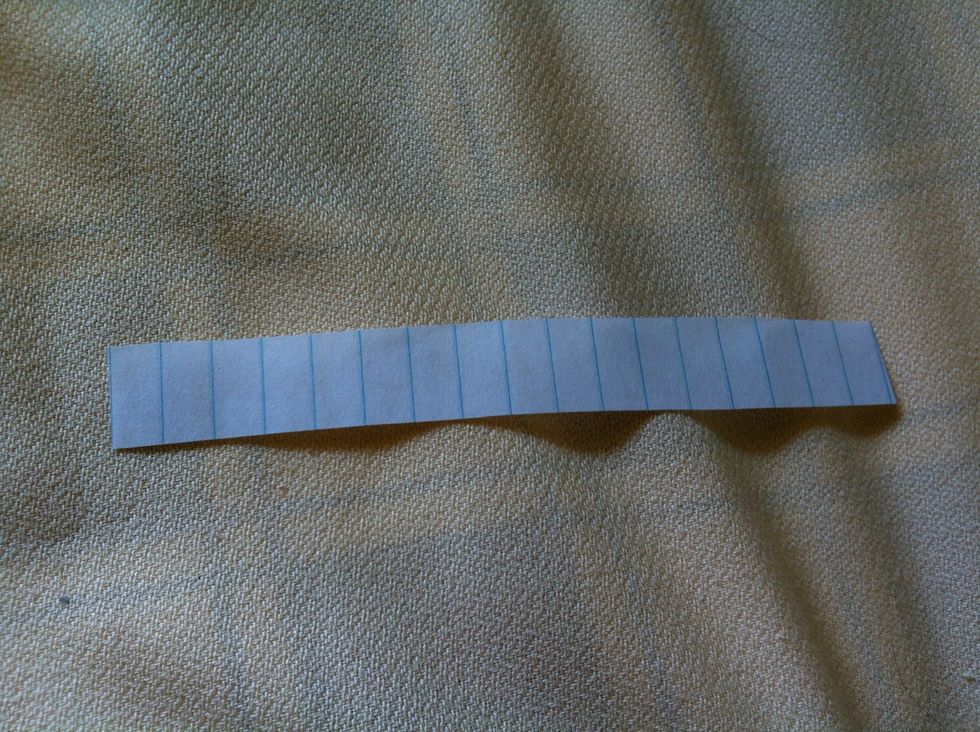Get a strip of paper like this, if its too short it won't work