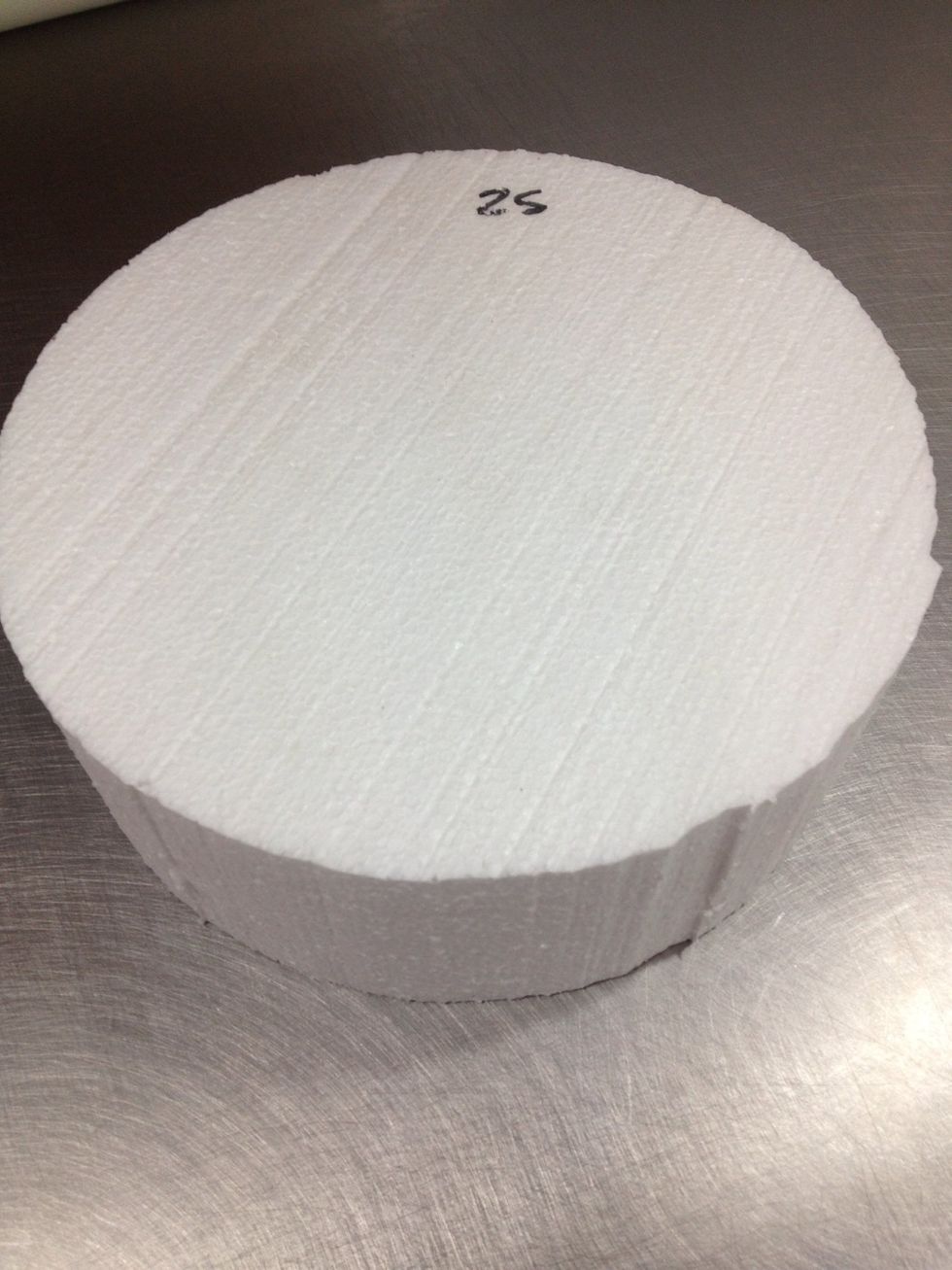 Get a styrofoam board, round or square, or even one that can fit in the basket.