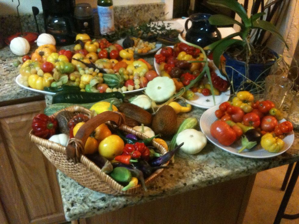 Get addicted to gardening & grow tons of fresh, organic food in your yard. Share your food and talk about growing it with anyone who will listen (including complete strangers). Be healthy, love life.