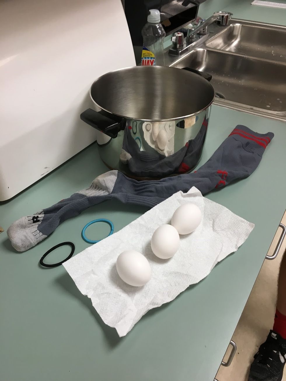 Get all of the ingredients and equipment together.