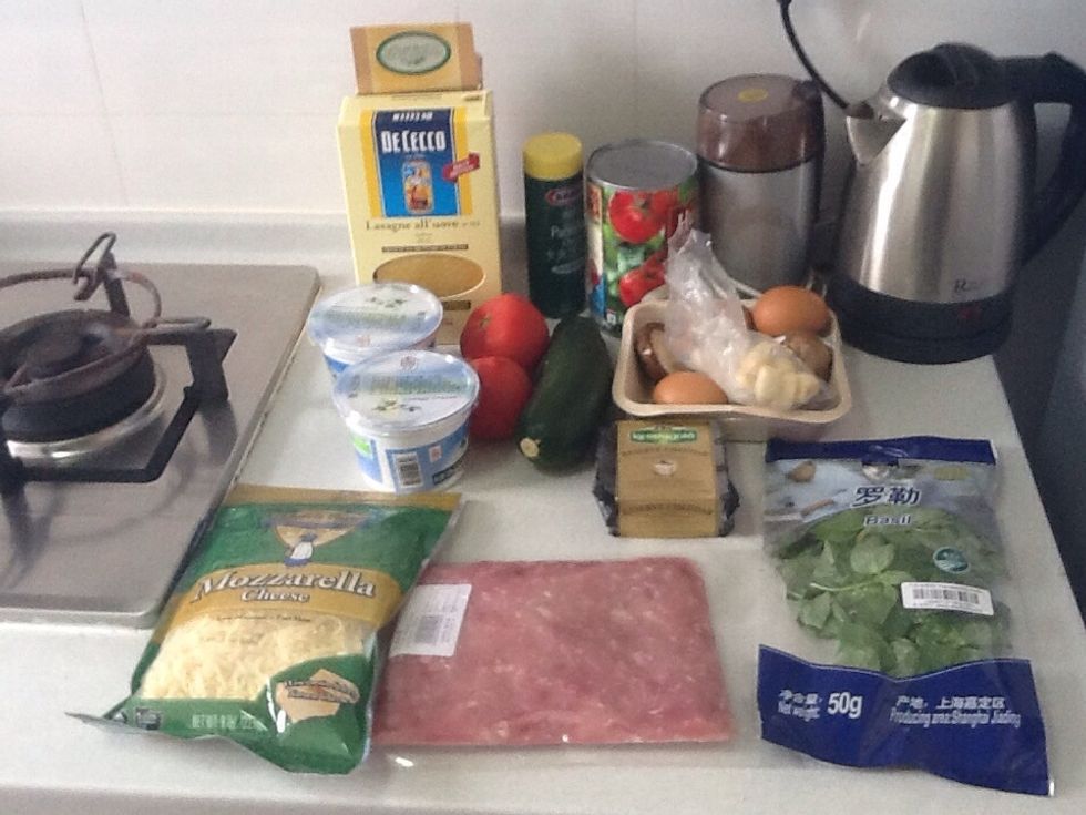 Get all of the ingredients.