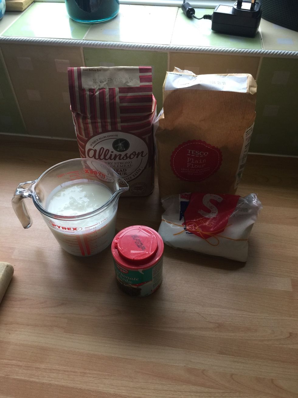 Get all of your ingredients ready