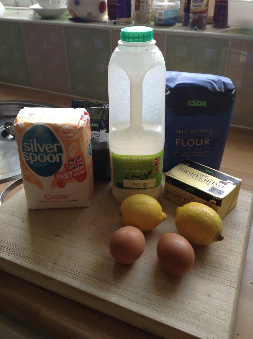 Get all of your ingredients ready