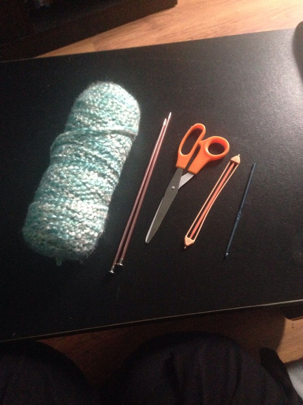 Get all of your knitting supplies ready