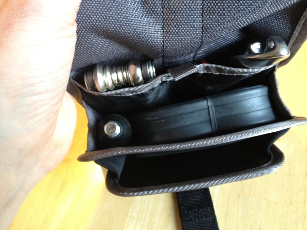 Get all the gear situated in your bag so it cinches up tight\u2026