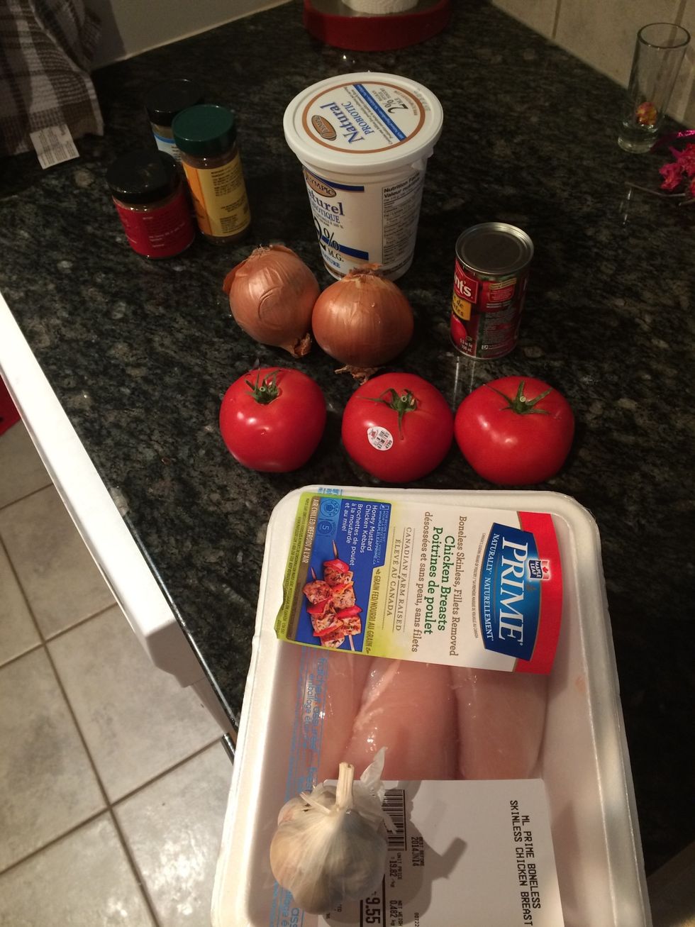 Get all ur supplies and set oven to 450\u2022