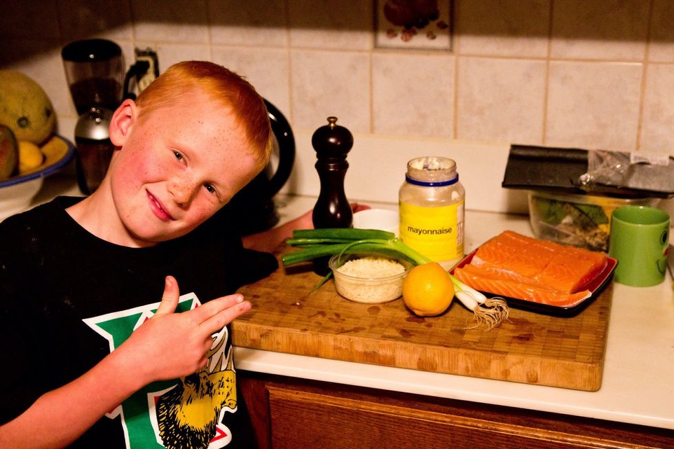 Get all your ingredients and your sous chef together