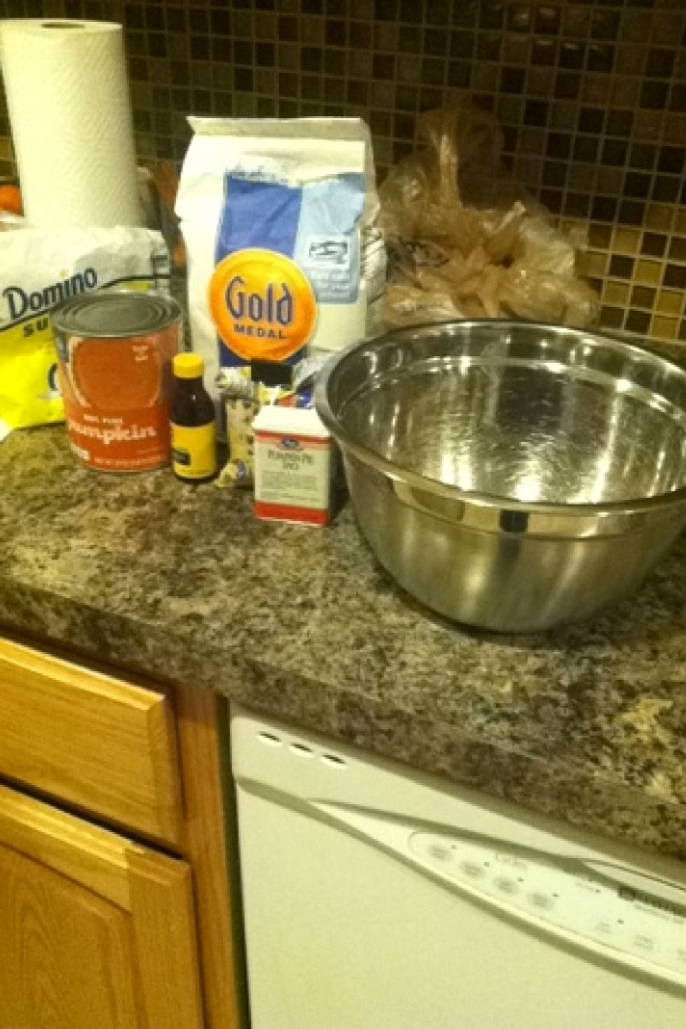 Get all your supplies and ingredients out