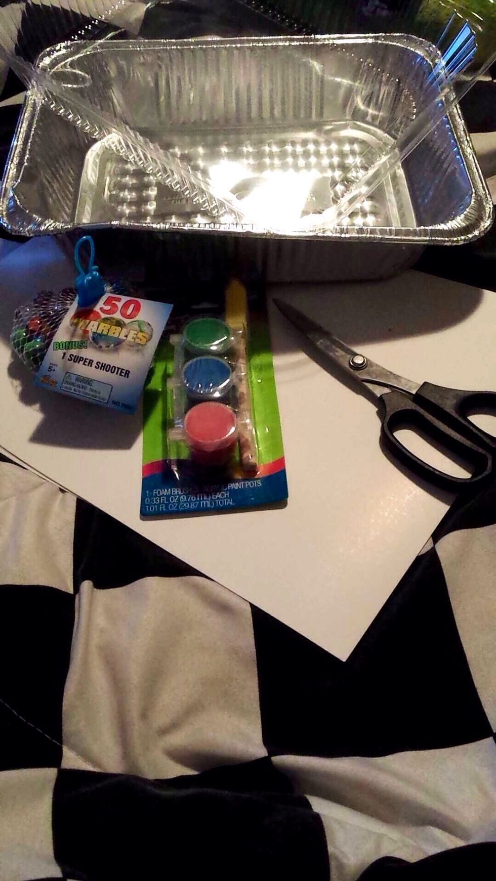 Get all your supplies ready.