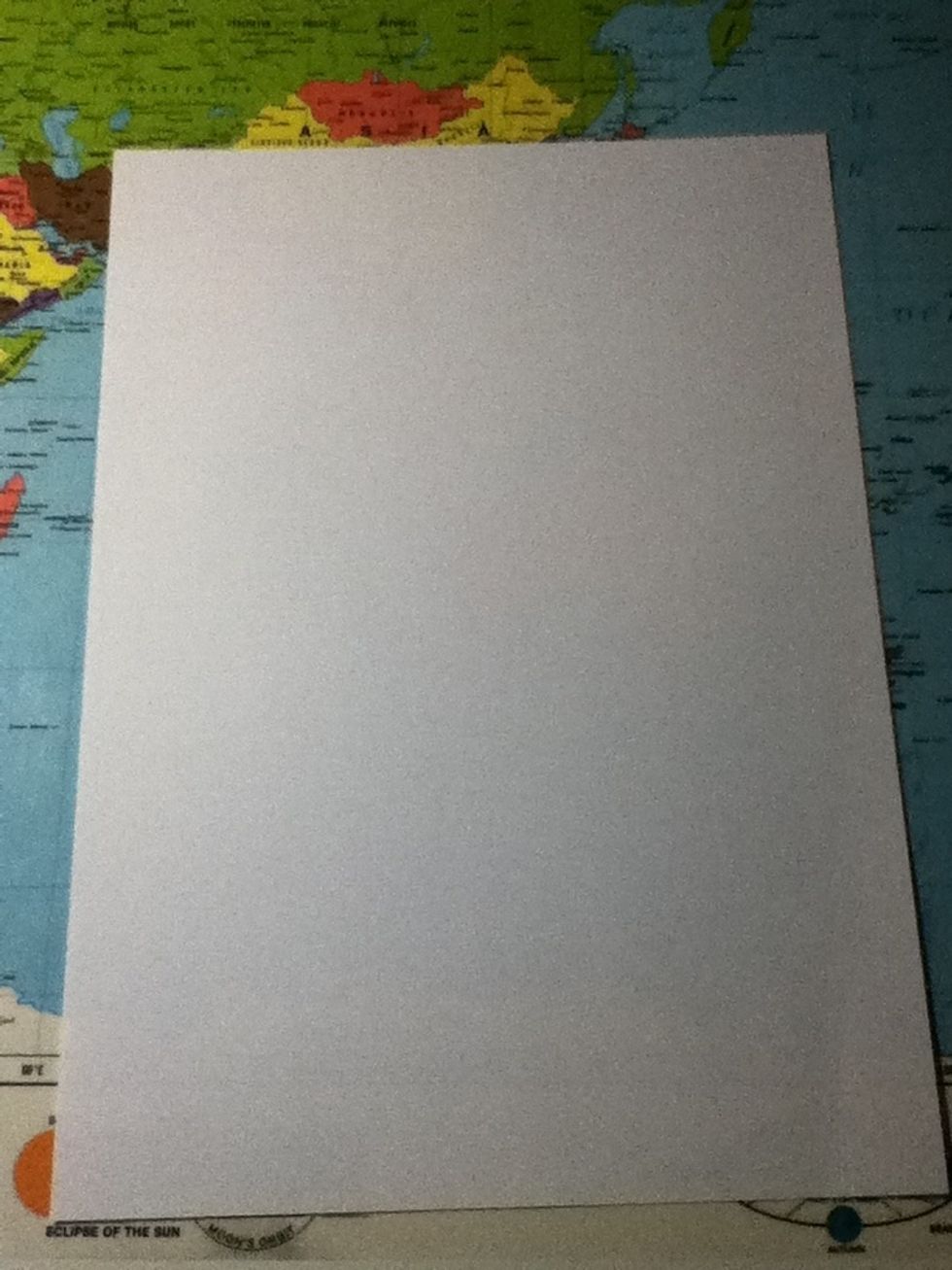 Get an A4 piece of paper