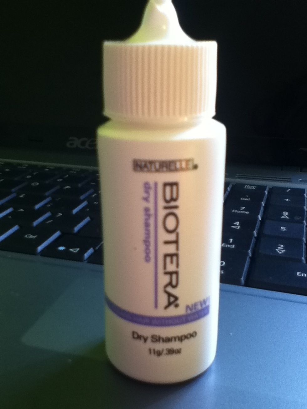 Get any kind of baby powder or "dry shampoo" powder that you have around your house. You can easily find some at your local drugstore if you don't already have some. I chose dry shampoo from BIOTERA.
