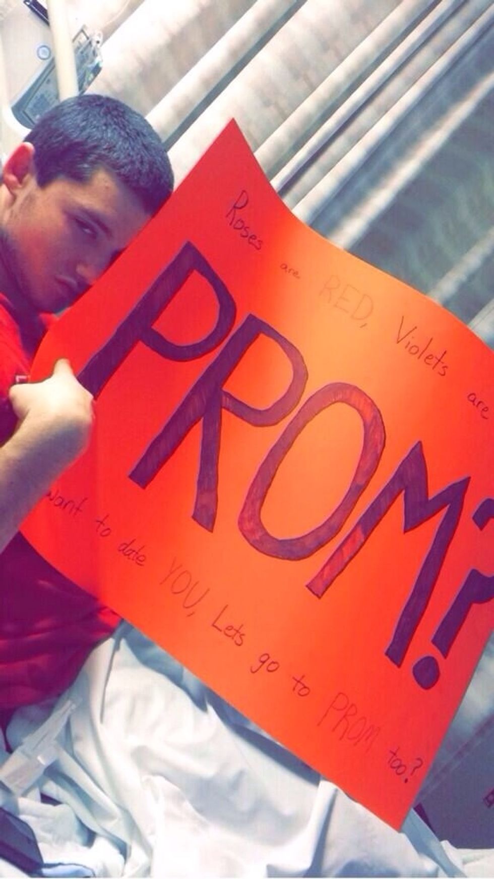 Get asked to prom in a cute way.
