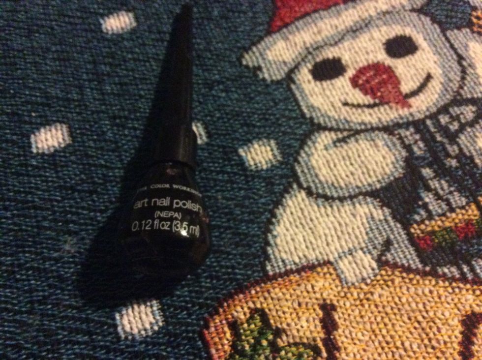 Get black nail polish