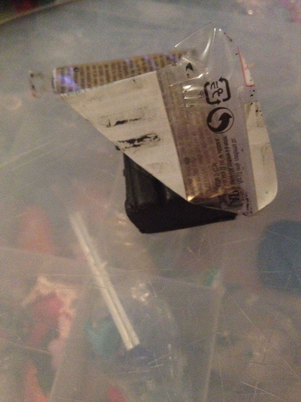 Get black polymer clay