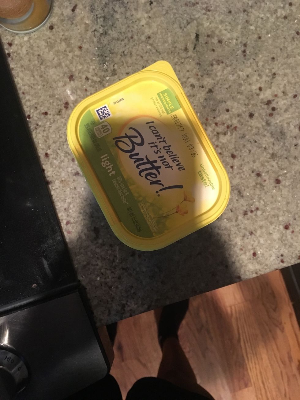 Get butter out for bread