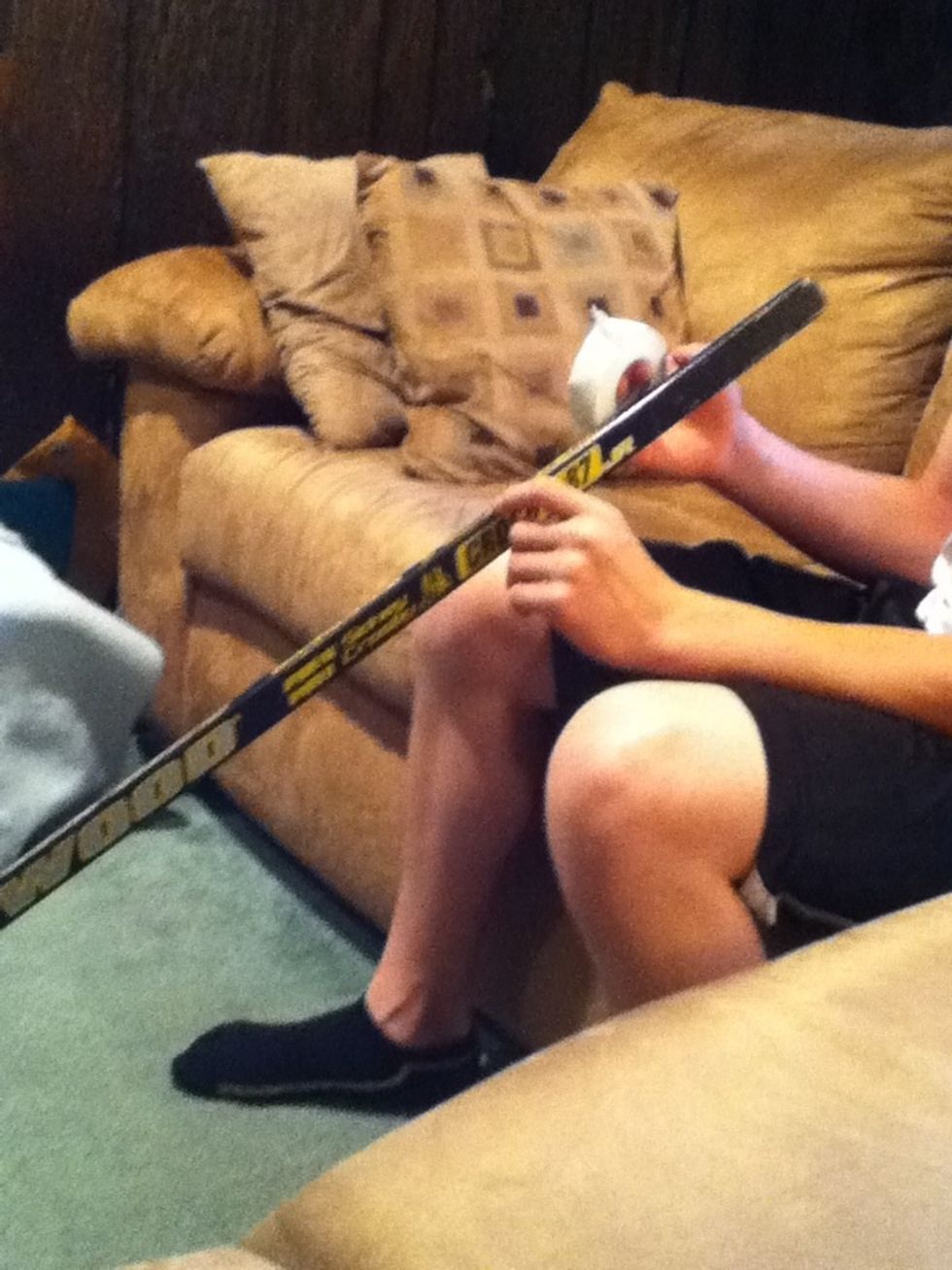 Get comfortable holding the stick