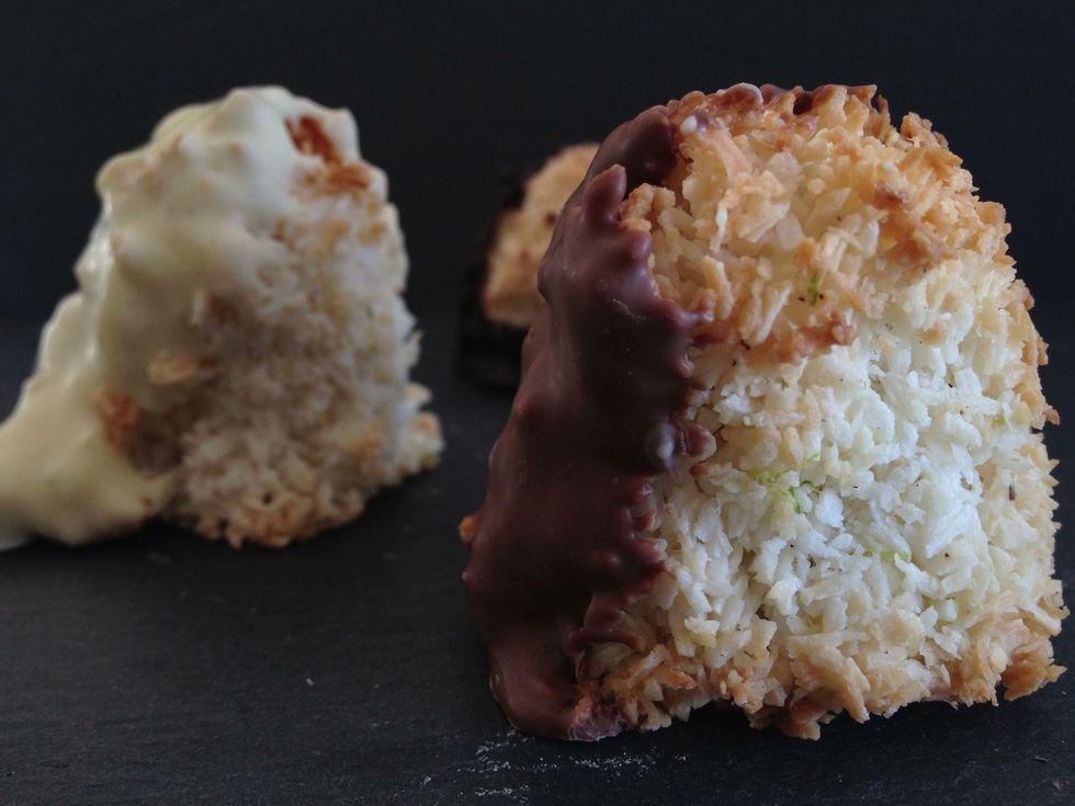 Get creative with different flavours. I used dark chocolate with lime zest, milk chocolate with mesquite and white chocolate with extra ground cardamom.