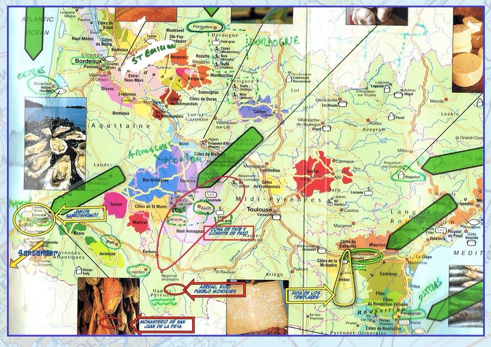 Get & develop a map pointing out your favourite interests... Mine include food, wine & pleasant ambiance. :) You will be w limited storage & limited time for reading while in transit...so plan ahead.