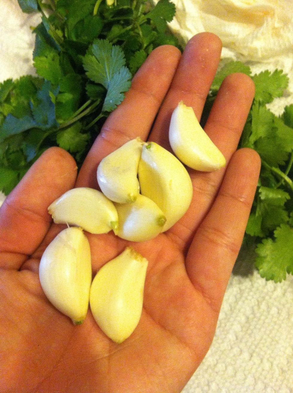 Get garlic & crush it with a garlic presser \u27a1