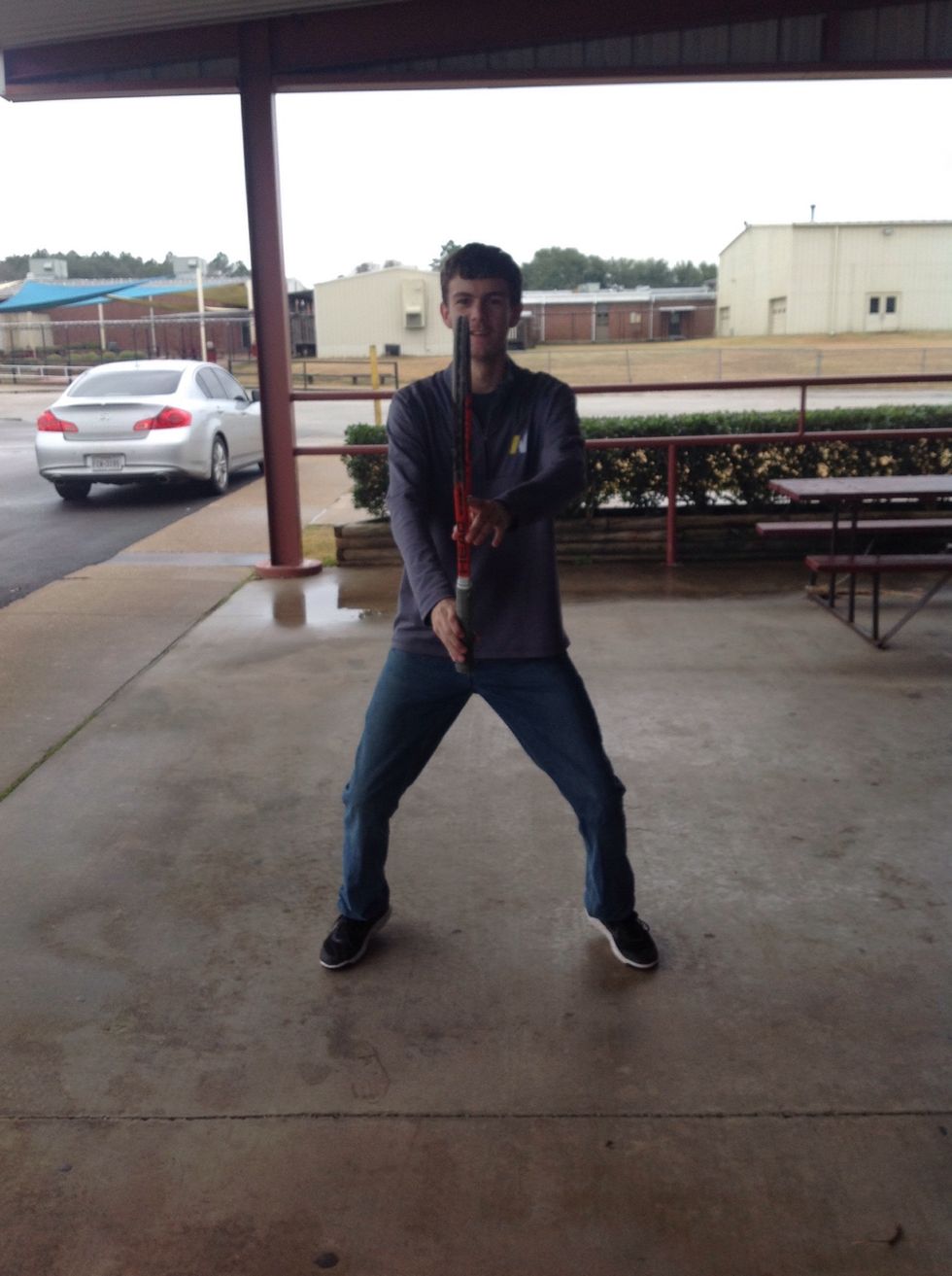 Get in the ready position