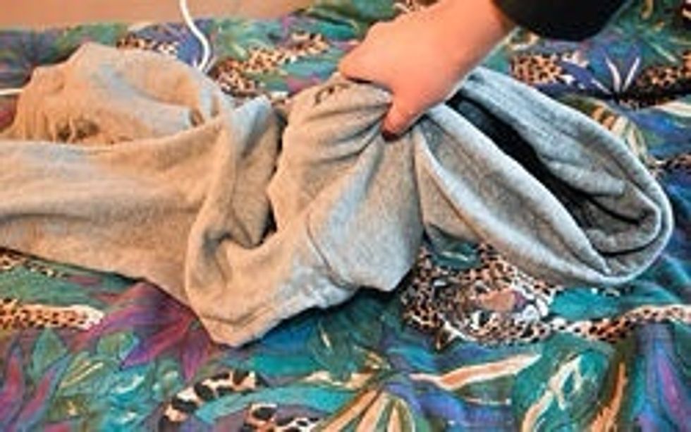 Get into a routine. As you walk around the room pick up items as you go along, then dust, vacuum, and then organize.