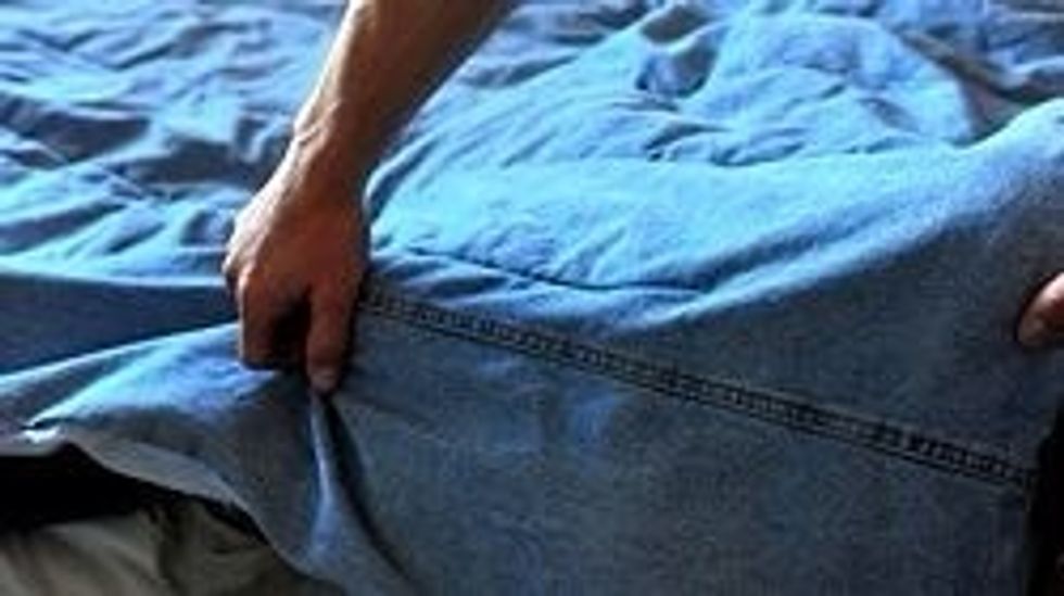 Get into the habit of making your bed before you leave for the day. A messy bed can make an otherwise clean room look messy. This small step can inspire you to keep your room neat throughout the day.
