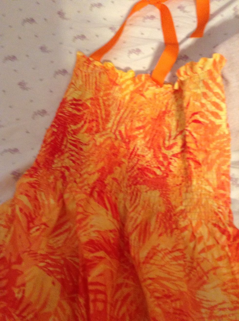 Get material that is pre-stitched with elastic at the top