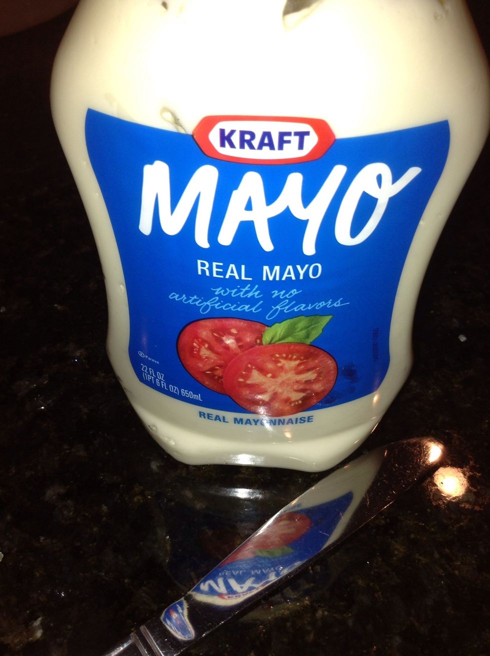 Get mayonnaise and your kitchen tool