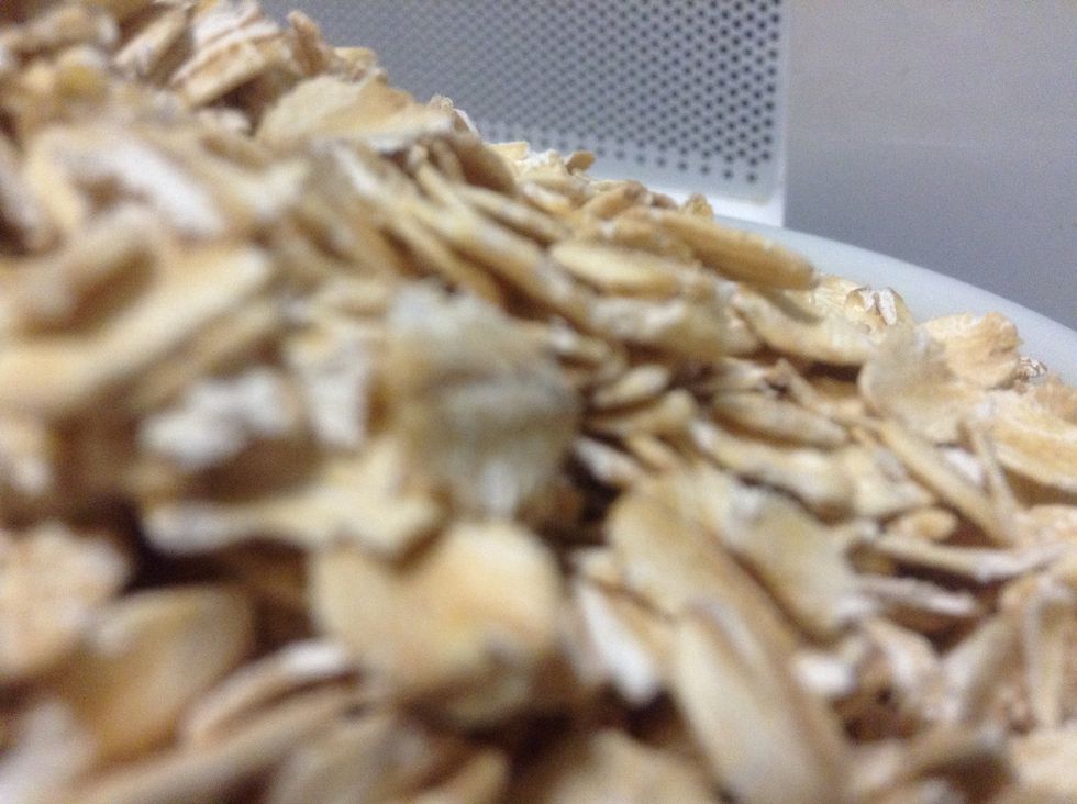 Get oats ready, 2 cups