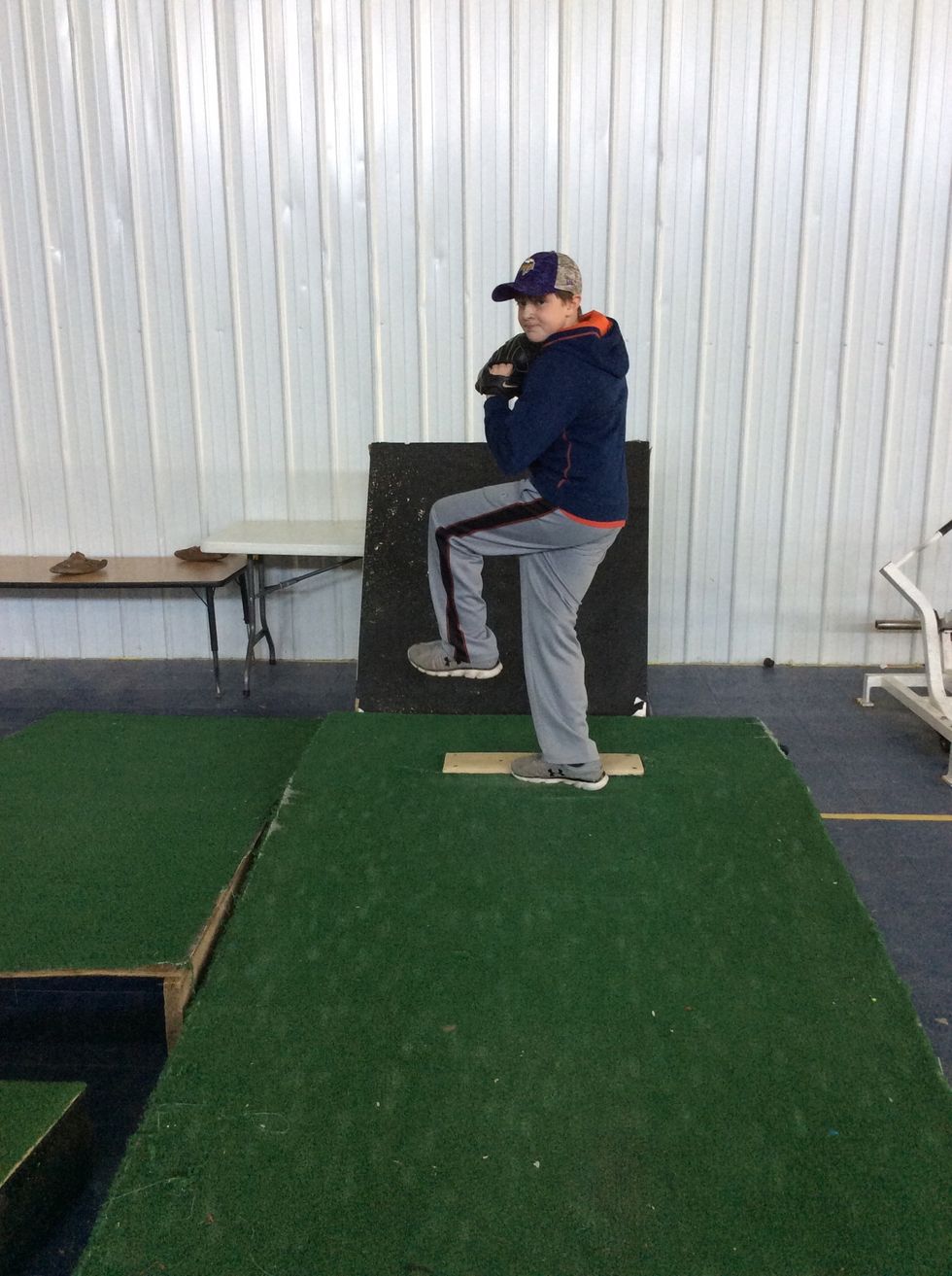 Get on the mound and play more catch.