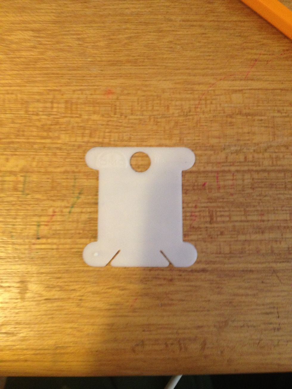 Get one bobbin that you may have laying around your craft area or container.