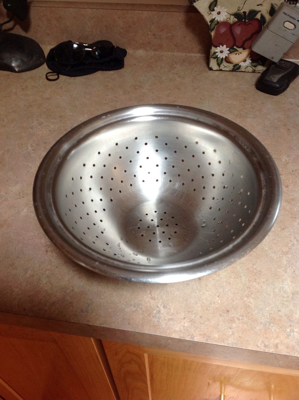 Get out a strainer.