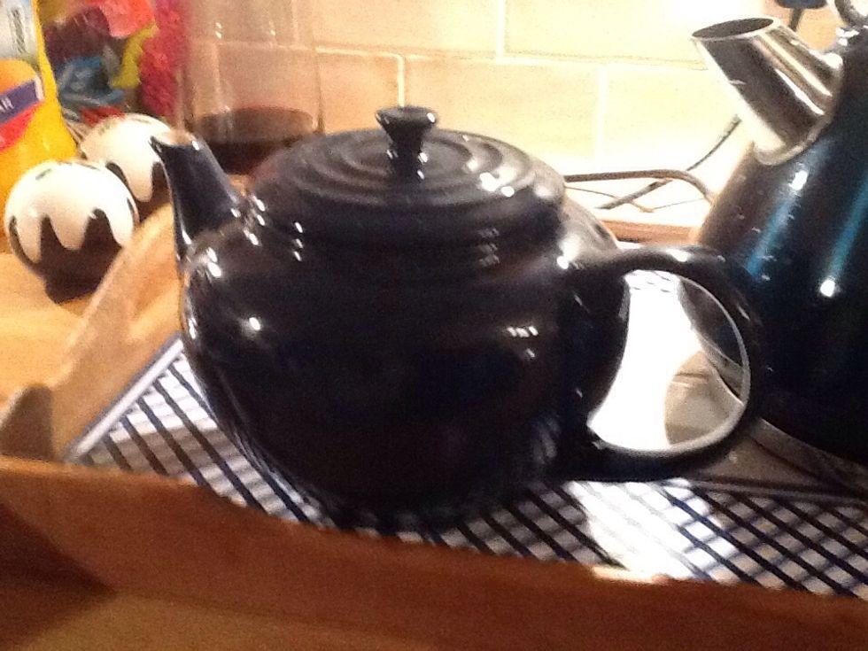 Get out a tea pot.