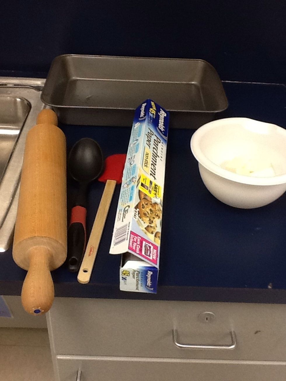 Get out all of your utensils.