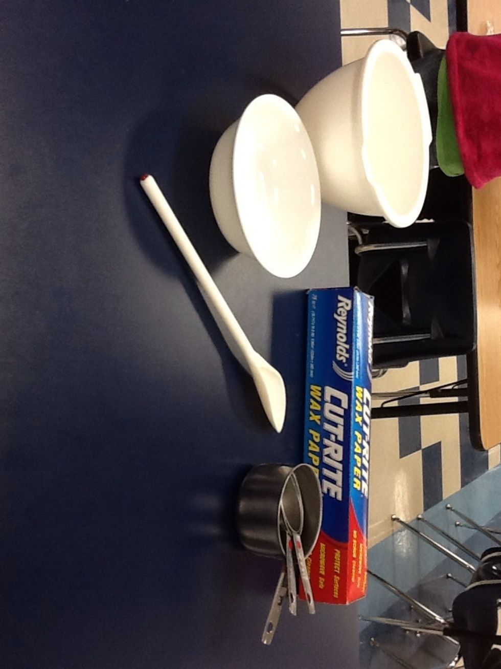 get out all utensils