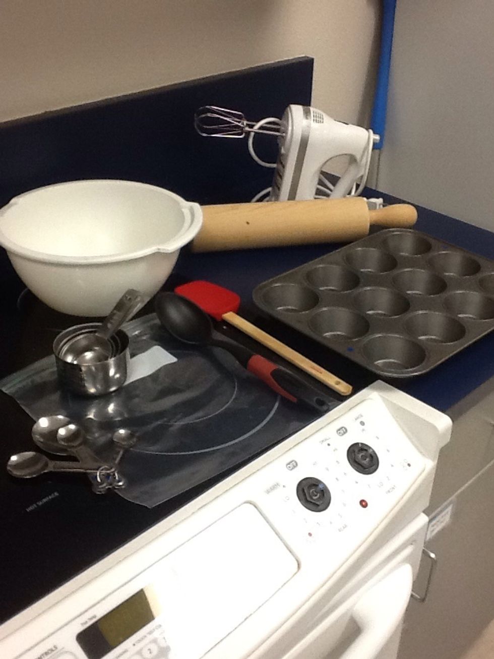 Get out all utensils