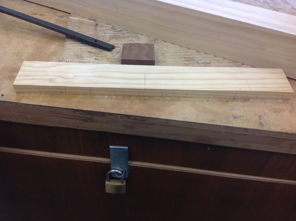 Get out some jarrah or pine or any sort of wood and make a template with the design you want